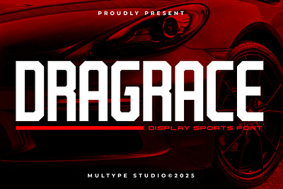 Dragrace Sports Font By Multype Studio fontspace