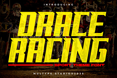 Drace Racing Font By Multype Studio fontspace