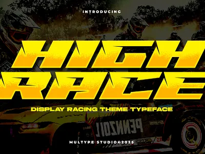 Highrace Racing Font By Multype Studio fontspace