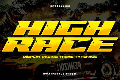 Highrace Racing Font By Multype Studio fontspace