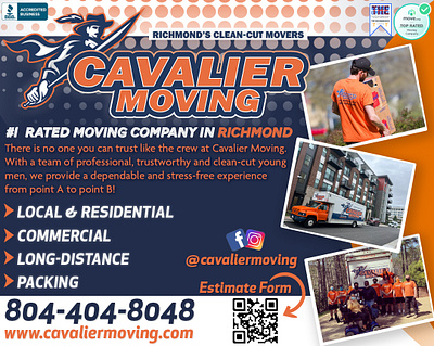 Social Media Ad - Cavalier Moving graphic design