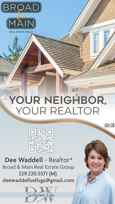 Digital Billboard Design - Realtor branding design graphic design