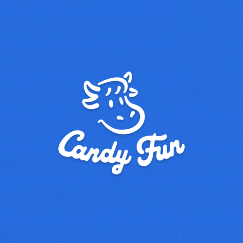 Candy Fun logo design and animation logo logo animation logo design