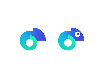 Chameleon Logo Exploration abstract logo brand identity branding chameleon chameleon logo creative gradient gradient logo grid logo icon logo logo design logomark logos logotype modern logo studio transformation