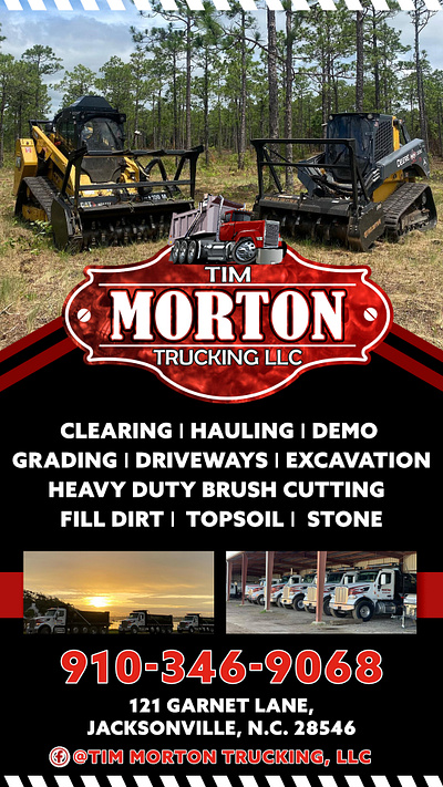 Digital Billboard - Tim Morton Trucking branding design graphic design