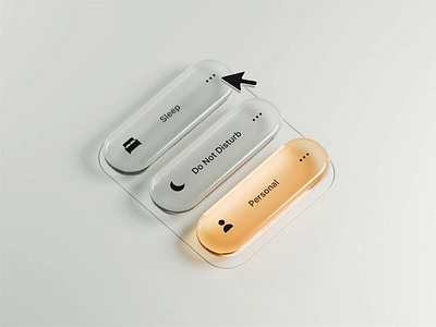 Tune Out 3d 3d animation blender blender3d button cursor design illustration isometric isometric illustration slider toggle