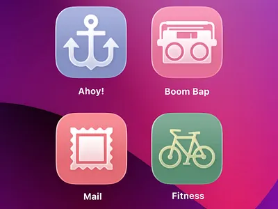 More Icon Composer tests... app icons icons ios liquid glass