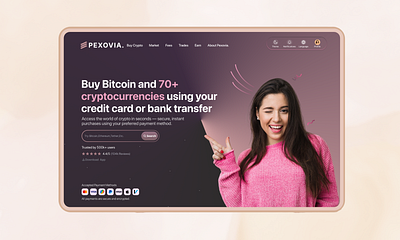 Crypto Landing Page Design – Pexovia | Buy & Trade behanceproject cleanui cryptodesign cryptoexchange designshowcase digitalproductdesign figmadesign financedesign fintechdesign interactiondesign landingpagedesign minimaldesign pexovia responsivedesign ui uidesign uxstrategy web3design