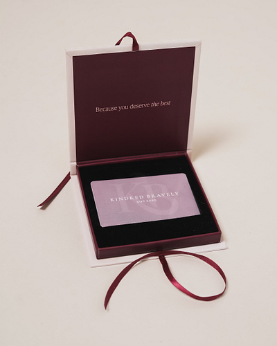 Packaging Design - Kindred Bravely Gift Card & Box