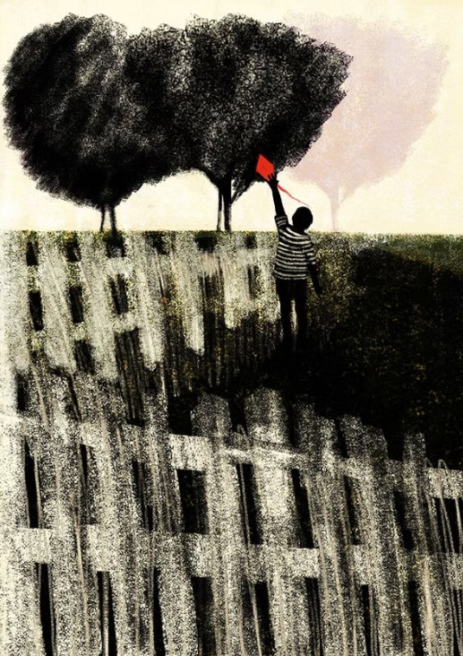Red Kite - Susie Ang children children books children illustration conceptual illustration editorial illustration illustration illustrationart illustrationartist illustrationzone illustrator kite painterly susie ang