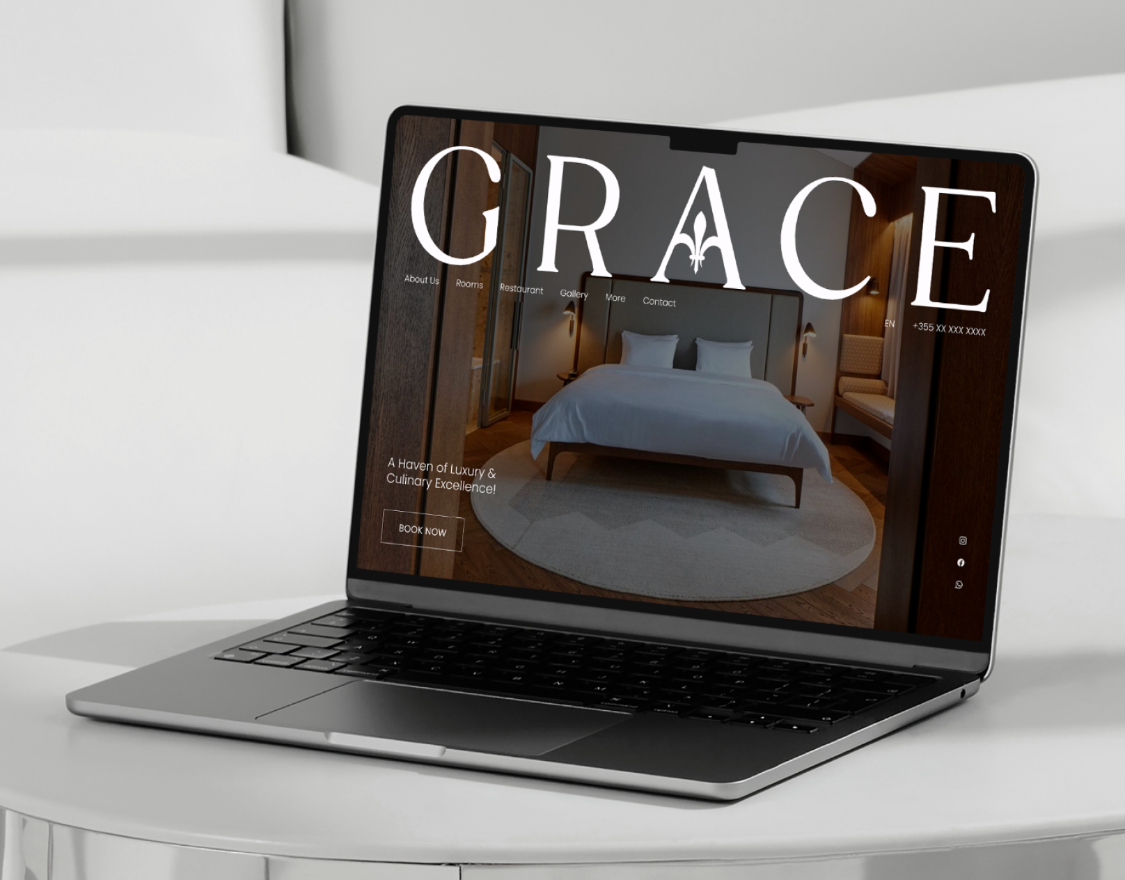 Luxury Hotel Website ｜Website Design ｜Grace Hotel hotel hotel logo hotel logo design hotel website hotel website design hotel website landing page luxury hotel luxury hotel landing page luxury hotel website luxury hotel website design luxury logo design modern hotel website ui website design