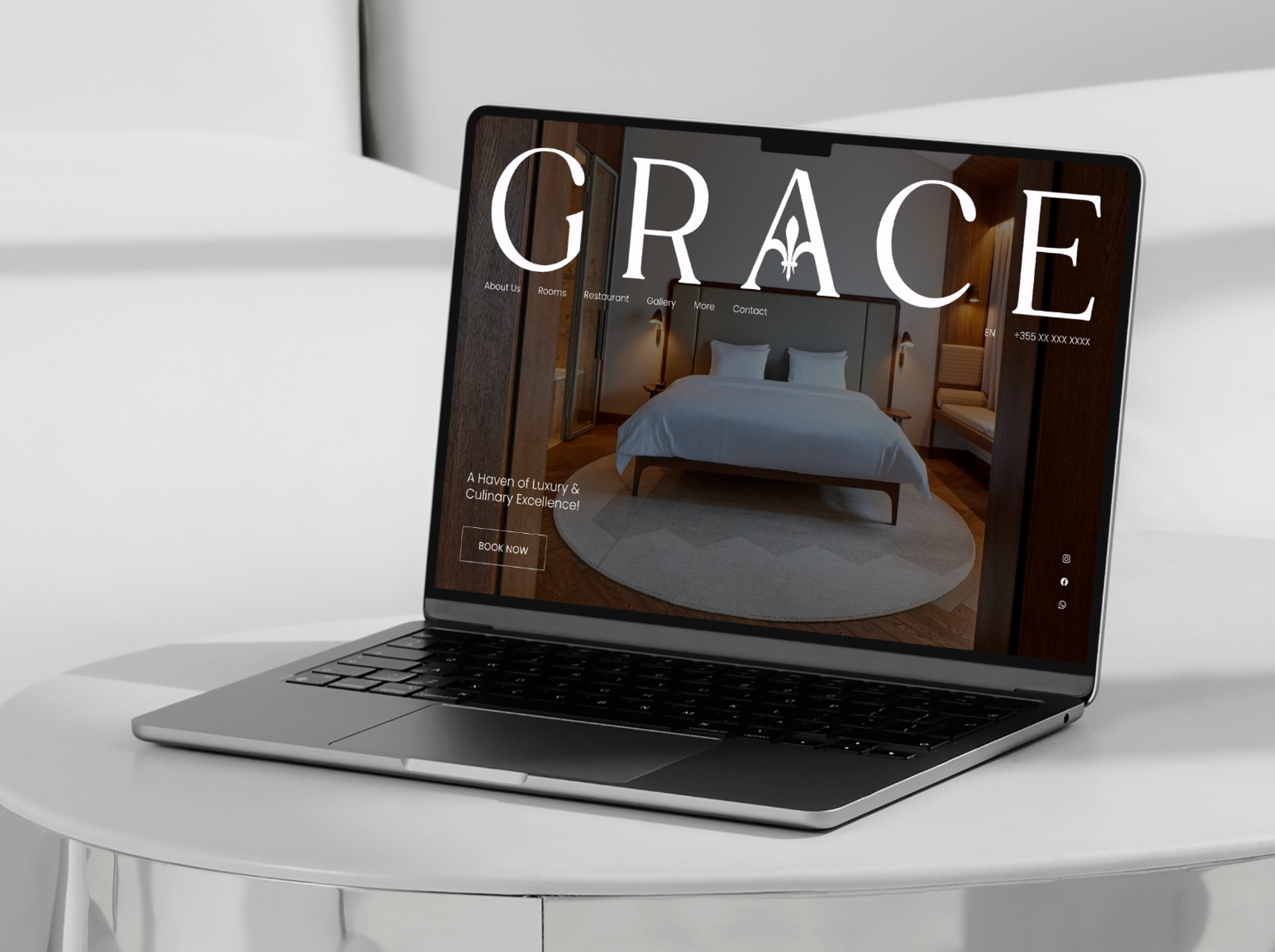 Example of Website Design & Word Press Development