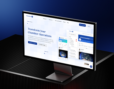 Saas Landing Page ｜Chamber website ｜ChamberIN