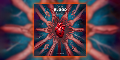 World Blood Donor Day advertising bangladesh creative design graphic design graphicdesign illustration poster vector