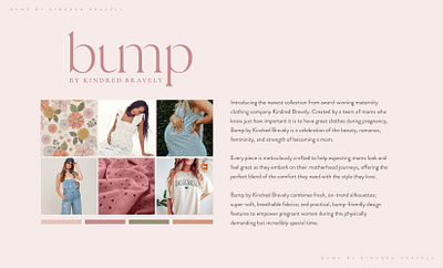 Branding Design - BUMP by Kindred Bravely Brand Pitch