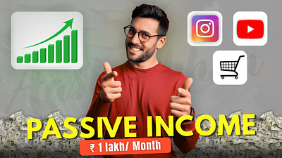 Passive income Youtube Thumbnail design graphic design graphicdesign thumbnail thumbnaildesign thumbnails youtube youtubedesign youtubethumbnail youtubethumbnaildesign