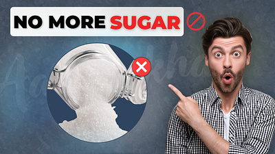 No More Sugar Youtube Thumbnail design graphic design graphicdesign motion graphics thumbnail thumbnaildesign thumbnails youtube youtubedesign youtubethumbnail youtubethumbnaildesign