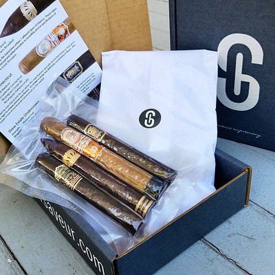 Branding & Packaging Design - Cigar Saveur Subscription Service