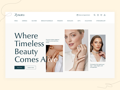 Zynara – Timeless Jewelry eCommerce UI