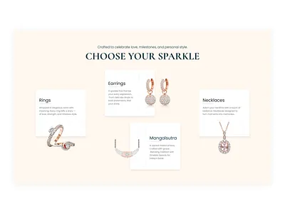 Choose Your Sparkle – Jewelry Category UI