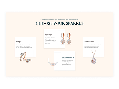 Choose Your Sparkle – Jewelry Category UI