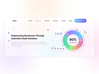 Empowering SaaS – Dashboard Hero Section UI