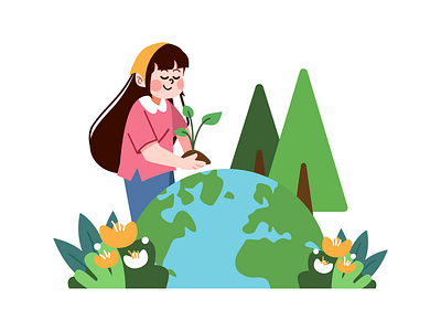 Environment & Ecology Illustration environmentally