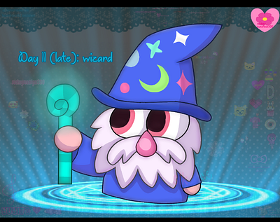 Junefairytale Day 11 (late): wizard art post art tag digital art drawing fan art illustration