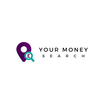 Your Money Search logo with text design consistency elegant logo graphic design logo design timeless logo design visual identity