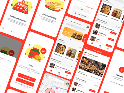 Restaurant Booking App UI app figma graphic design ui ux