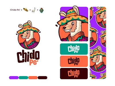 Logo - Fast Food Perú & Mexico 🦙🇲🇽🇵🇪 brand fast food branding design graphic design illustration llama logo logo fast food logo llama mascot logo visual art