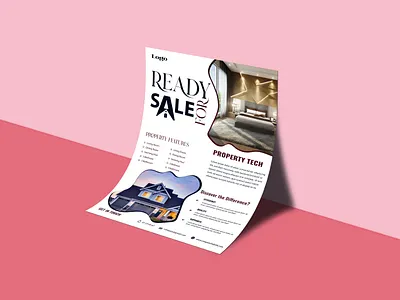 Flayer design by Boldline Pixel advertising boldline clean flayer corporate flayer flayer flayer design motion graphics pixel print print design real estate real estate flayer