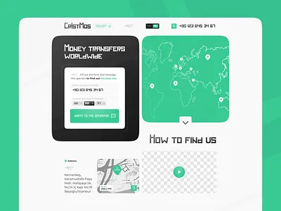 Website for the magic money transfer company ✕ Main screen design figma graphic design illustration landing landing page main page page site ui ux webdesign website