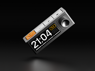 Pomodoro Timer - V2 3d conceptdesign creativeworkflow focustool graphic design illustration industrialdesign iterativedesign moderndesign pomodoro productdesign productivity prototype ui