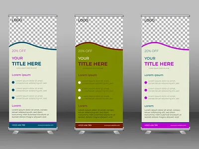 Roll Up Banner New Design brochure business company flyer graphic design illustration instagram post mongolhor mrdesigner00 poster product rollup banner