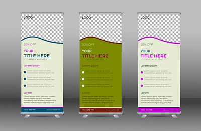 Roll Up Banner New Design brochure business company flyer graphic design illustration instagram post mongolhor mrdesigner00 poster product rollup banner