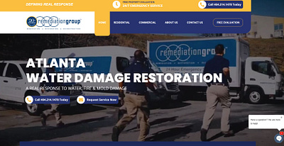 Restoration Company in Atlanta web design wordpress