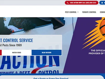 Pest Control Phoenix Web Design branding logo web design wordpress