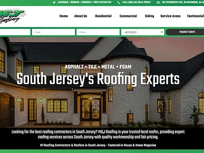 Roofing Web Design branding logo web design wordpress