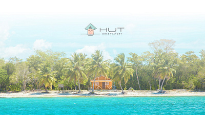 Hut Observatory branding color overlay concept design home house hut idea image line art logo logomark logotype minimal modern observatory resort scary face scream symbol