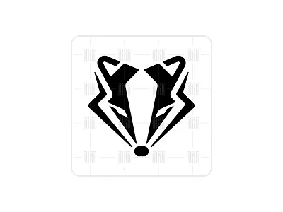 Modern Badger Head Logo ( Logo Forsale ) animal animal logo badger badger logo branding design honey badger icon illustration logo logo design logodesign minimal minimalist logo ui