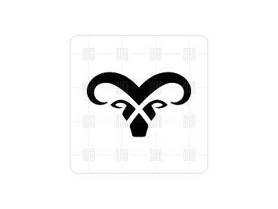 Iconic Ram Head Logo ( Logo Forsale ) animal animal logo design icon iconic illustration logo logo design logodesign minimal minimalist logo modern ram ram head ram logo ui