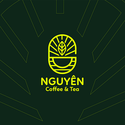NGUYEN COFFEE & TEA LOGO DESIGN PROJECT 3d branding graphic design illustration logo