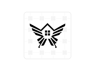 Butterfly House Logo ( Logo Forsale ) animal logo branding butterfly butterfly logo design house icon illustration logo logo design logodesign minimal minimalist logo mortgage real estate ui