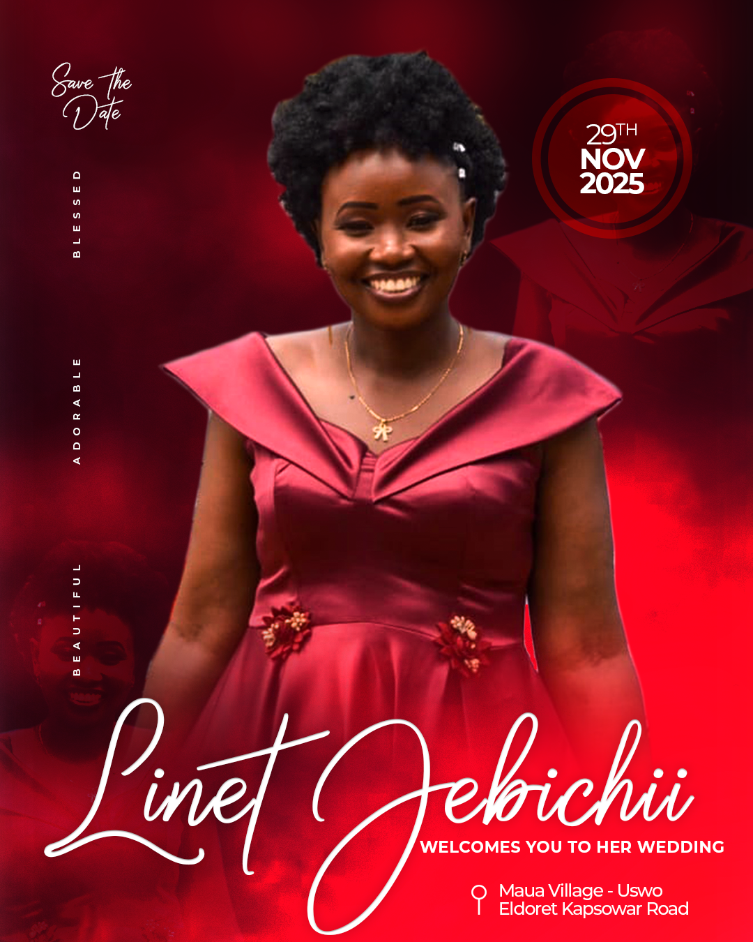 Koito (Kalenjin Engangement Ceremony) Poster engagementposter koitodesign traditionaldesign