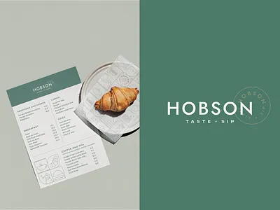 Hobson Cafe Branding branding cafe cafe brand cafe branding cafe logo coffee brand coffee shop coffee shop brand color design graphic design illustration illustrator logo marketing menu menu design restaurant brand restaurant branding typography