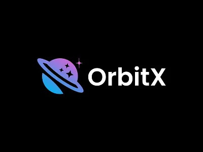 OrbitX - Letter O Logo, Planet , Space Agency Logo astronomy brand identity branding futuristic letter o logo logo logo design modern logo o logo orbit logo orbitx planet sell logo software logo space agency logo space logo tech logo technology universe logo
