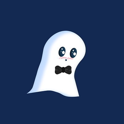 Cute Ghost boy couple cute design ghost girl graphic design horror illustration logo spooky sweet ui vector