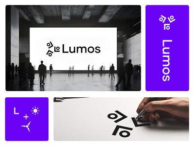 Lumos - Logo Design abstract logo brand identity brand identity design brand identity designer branddesigner branding clean logo cleanbrand creative logo futuristlogo graphic design graphic designer logomarks logotype minimal logo modern logo natural logo solar logo sun logo sunpowerlogo