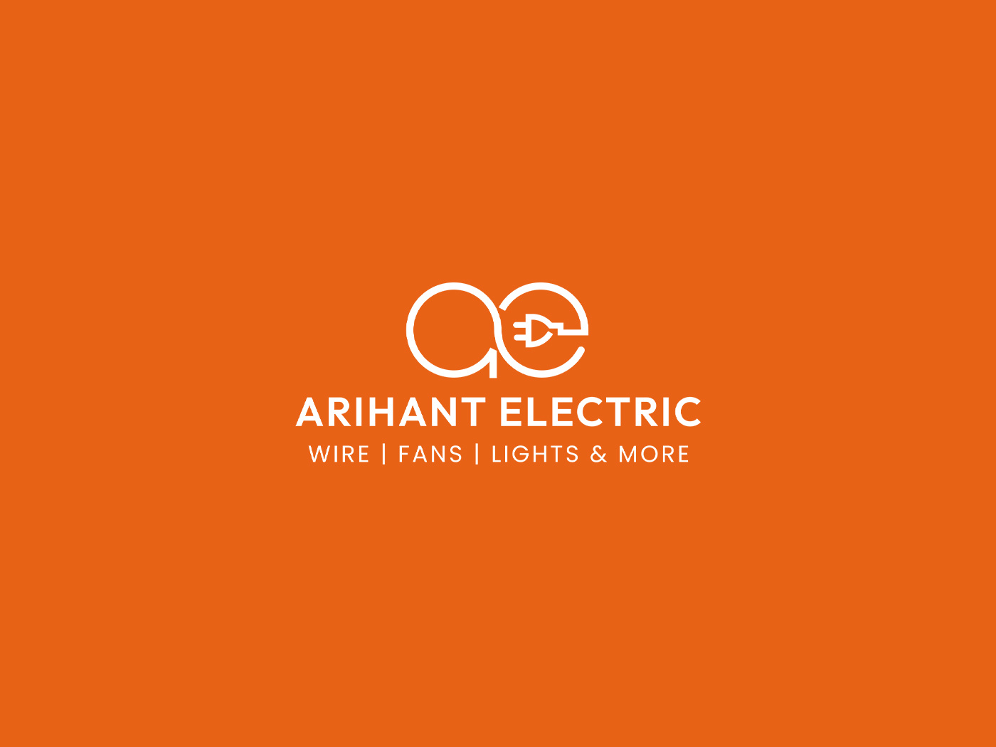 Arihant Electric Logo | Electric Logo | Logo Design | AE Logo ae logo ae monogram arihant electric logo black logo branding design electric logo electrical logo design electrician logo graphic design graphic designer illustration logo logo design modern logo design orange and black logo orange logo surat vector veecodes
